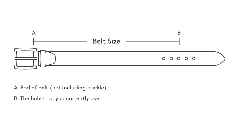 Size Guide for belts