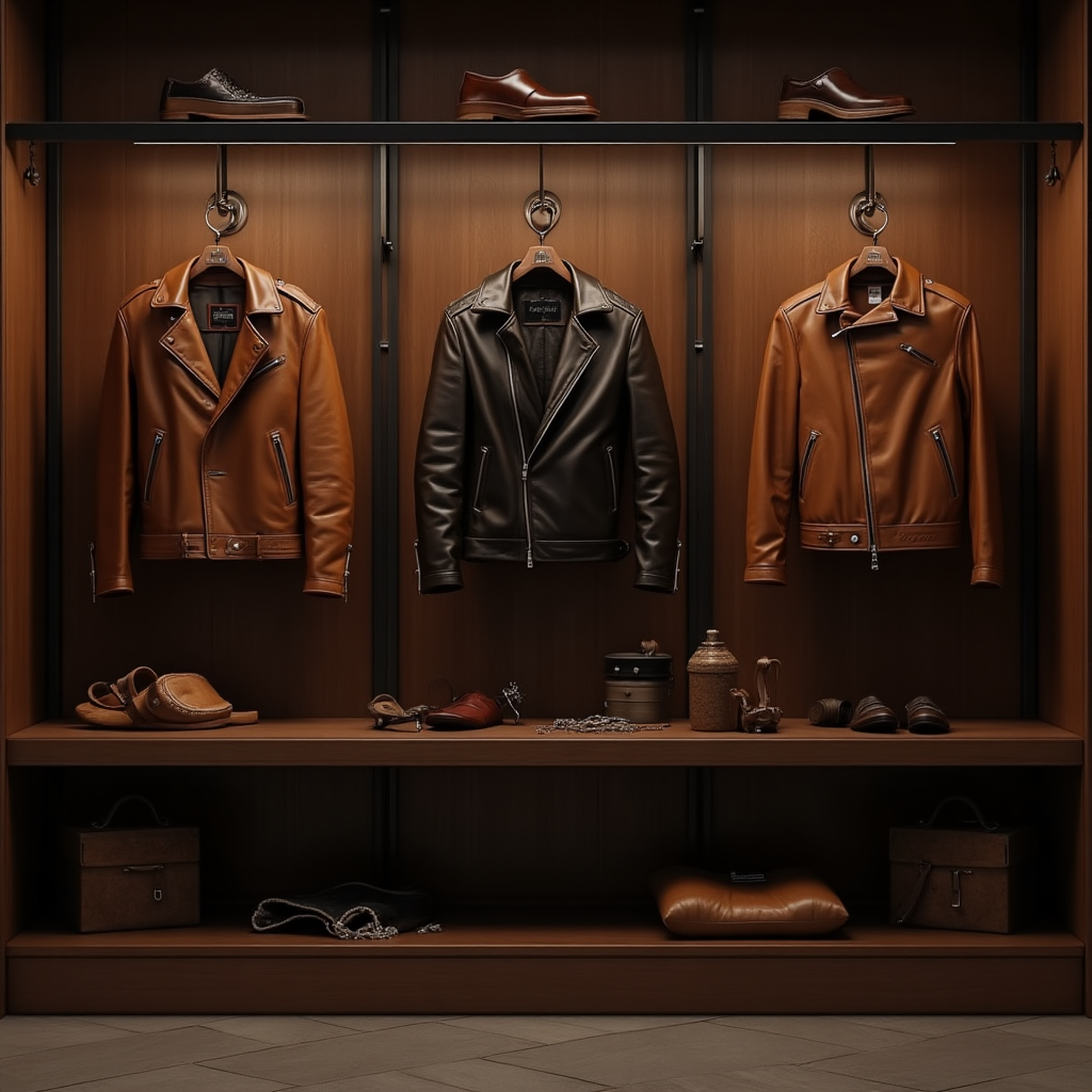 Leather Jackets Display